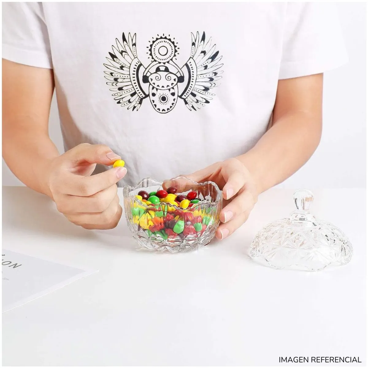 INSPIRA MARKET - Bowls Bombonera de Vidrio Multiuso