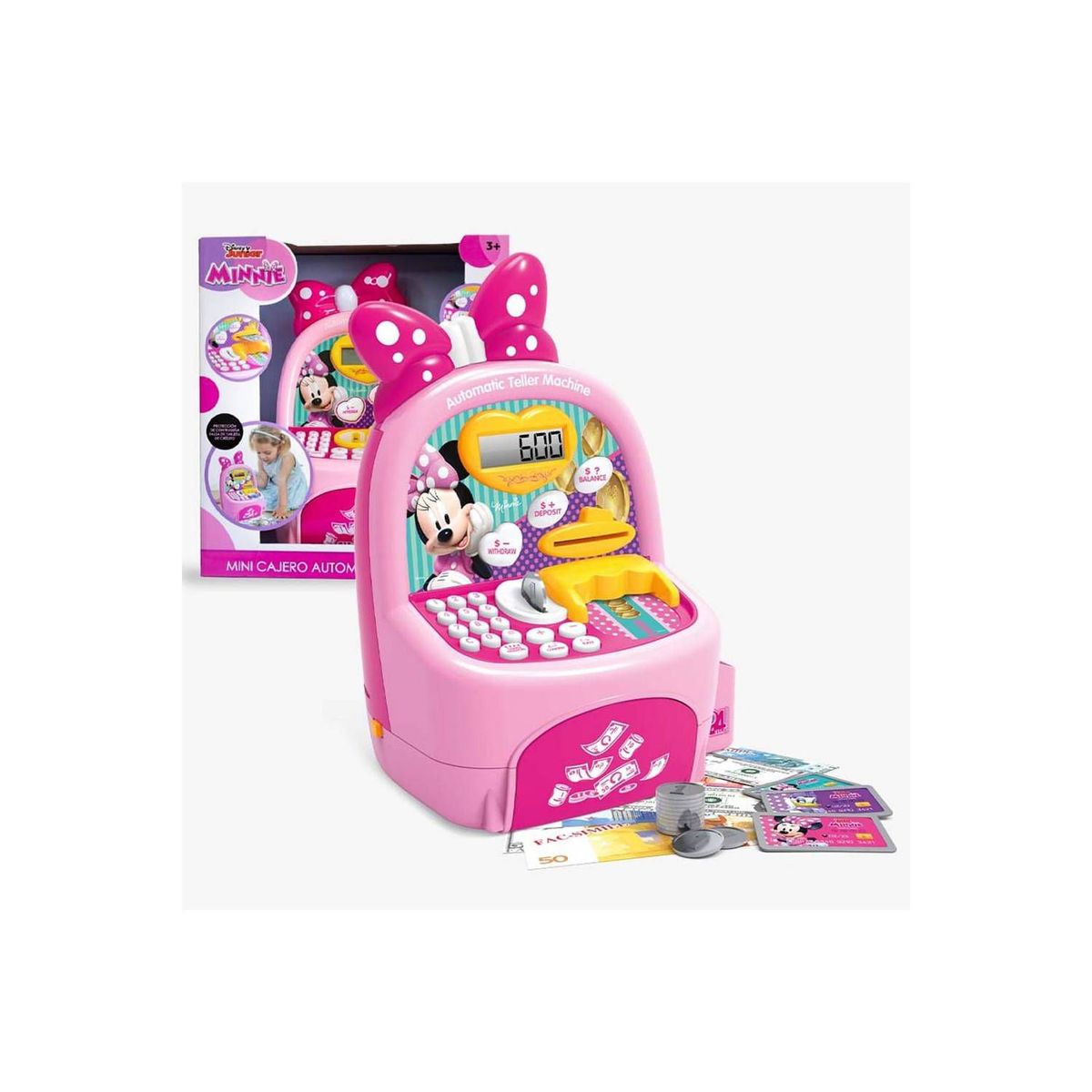 DISNEY - Mini Cajero Automatico De Minnie Mouse
