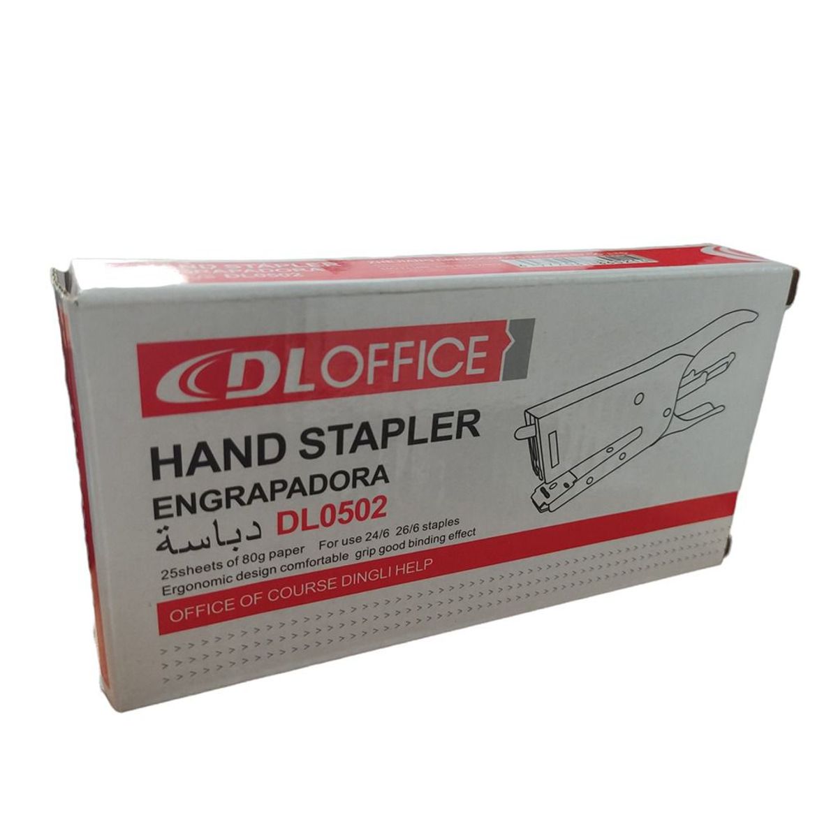 GENERICO - Engrapadora Metalica tipo alicate DL OFFICE DL0502