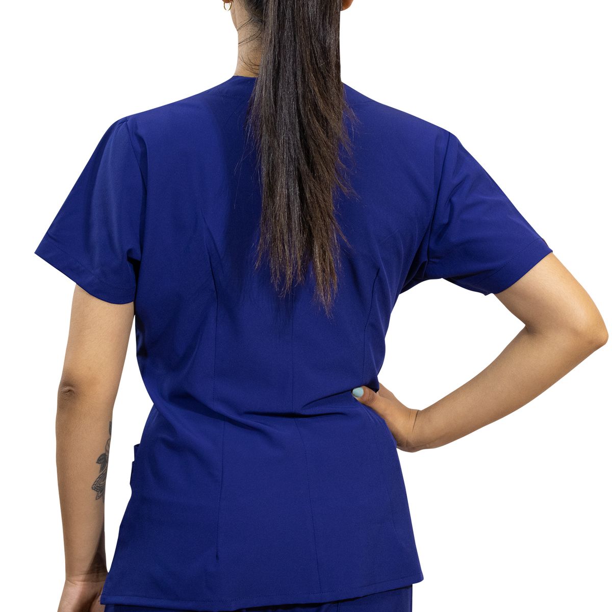 TWELVE - Twelve -conjunto scrub  cruzado v - azul acero