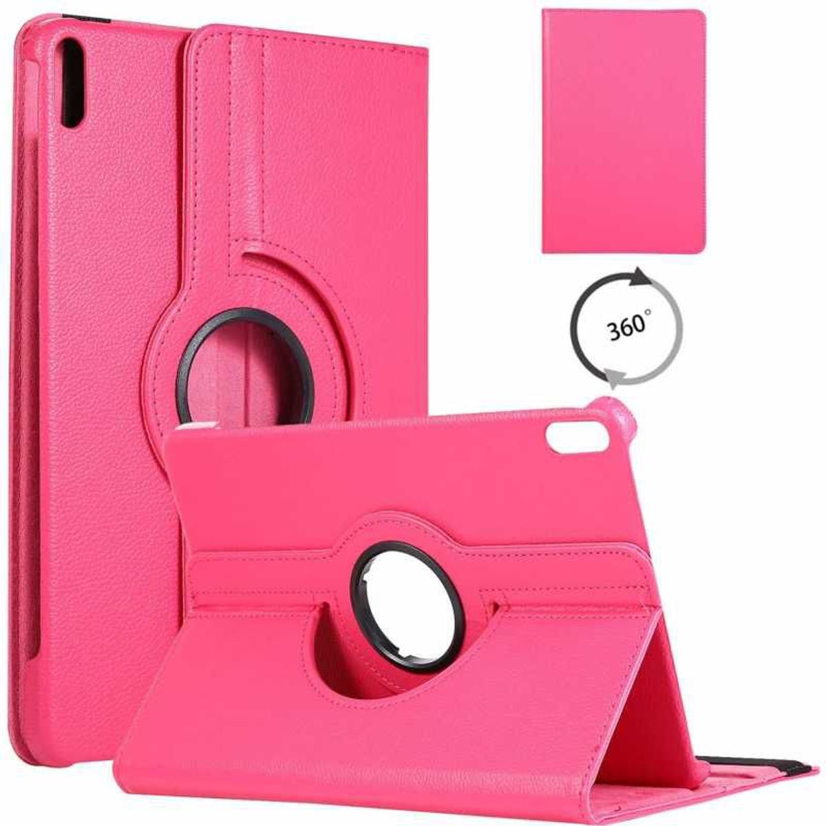 GENERICO - Funda Giratoria para Tablet Huawei Matepad 10.4 Fucsia