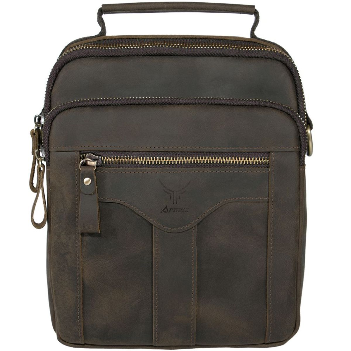 ARMUZ - Morral de Cuero vacuno Hombre