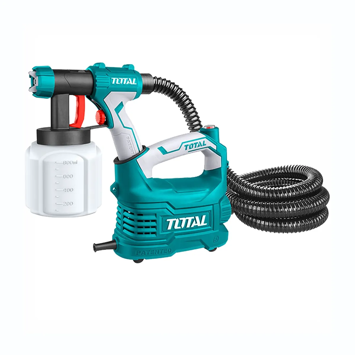 TOTAL TOOLS - PISTOLA PINTAR ELÉCTRICA 550W PINTURA CON COMPRESOR TOTAL