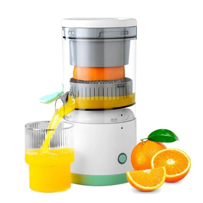 SEISA - Exprimidor Extractor De Naranja Eléctrico Portátil Usb y Recargable