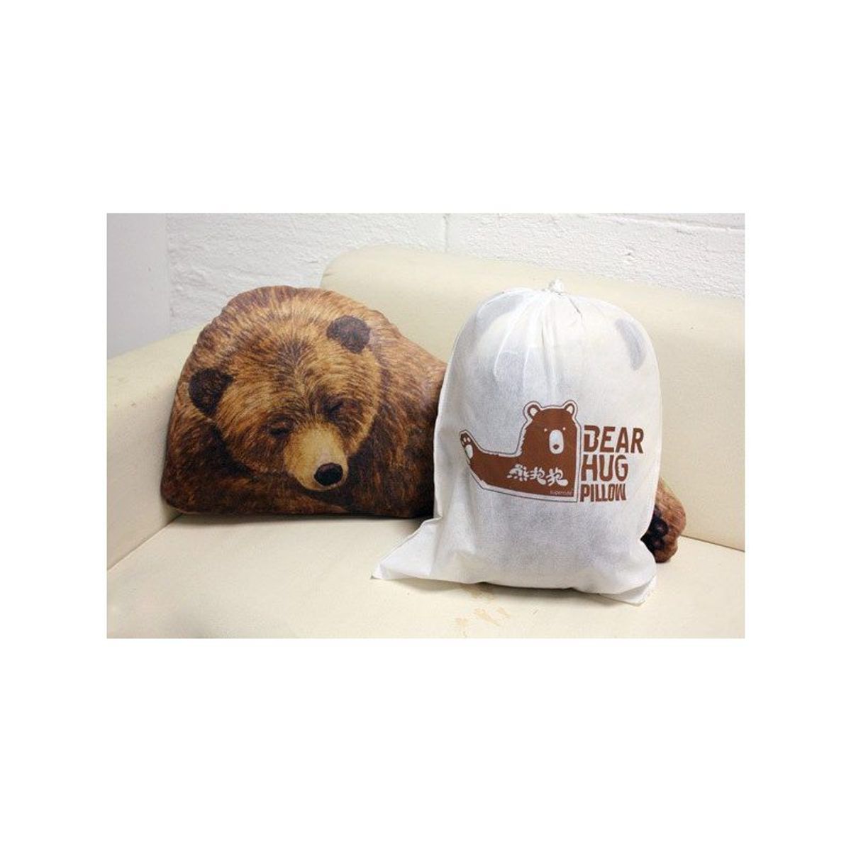 SUPERCUTE - Cojin Abraza Oso Pardo