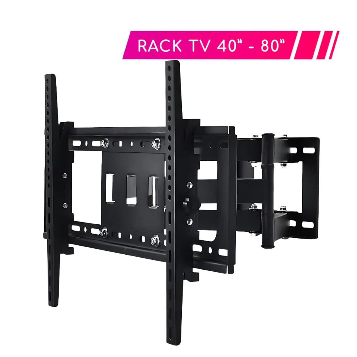 SEISA - Rack Soporte Doble Brazo Para Tv De 40 - 80 pulgadas