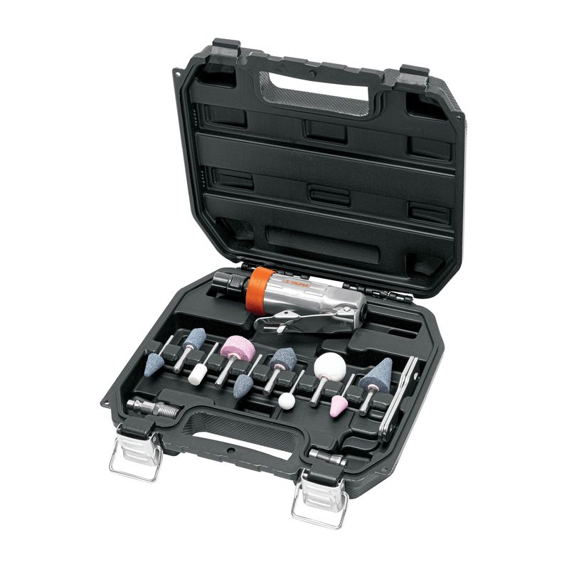 TRUPER - Kit mini rectificador ¼ y accesorios con maletin Truper
