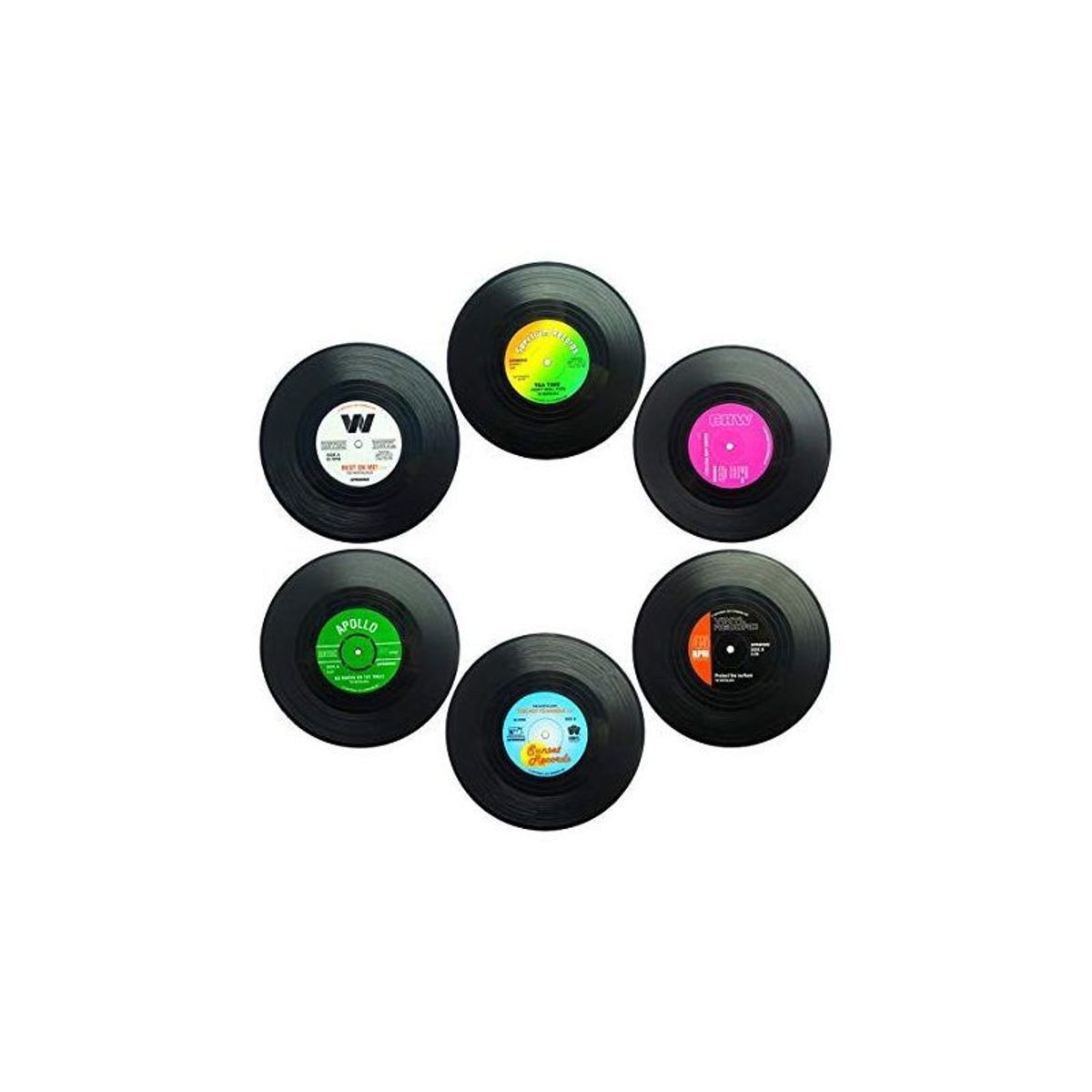 RETRO - Posavasos Disco de vinilo