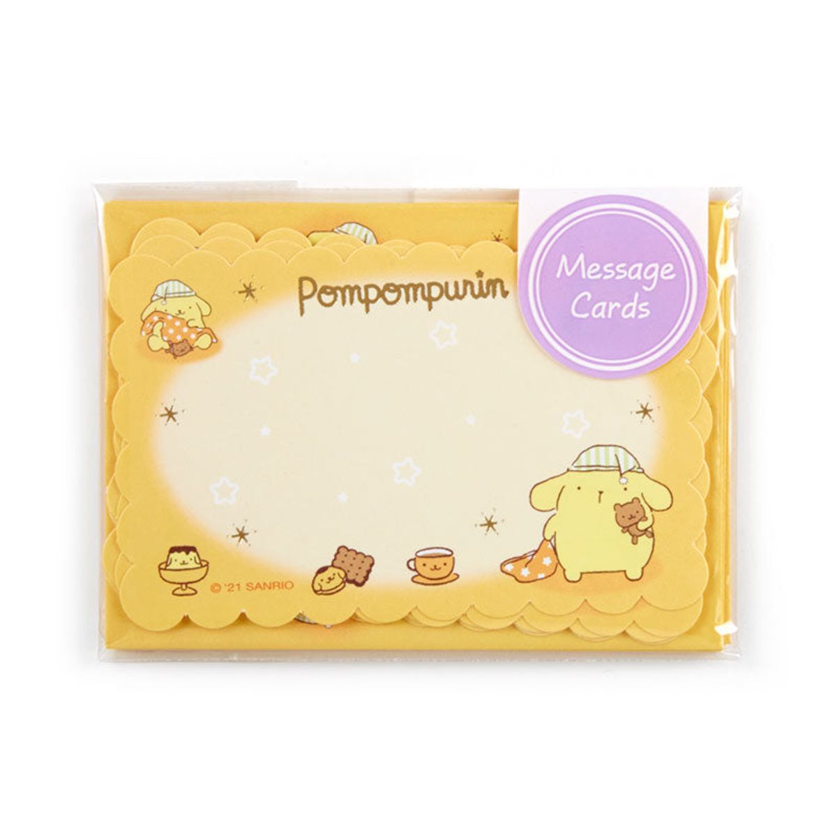 SANRIO - Sanrio - Set de Mini Papel Carta Pom Pom Purin Message