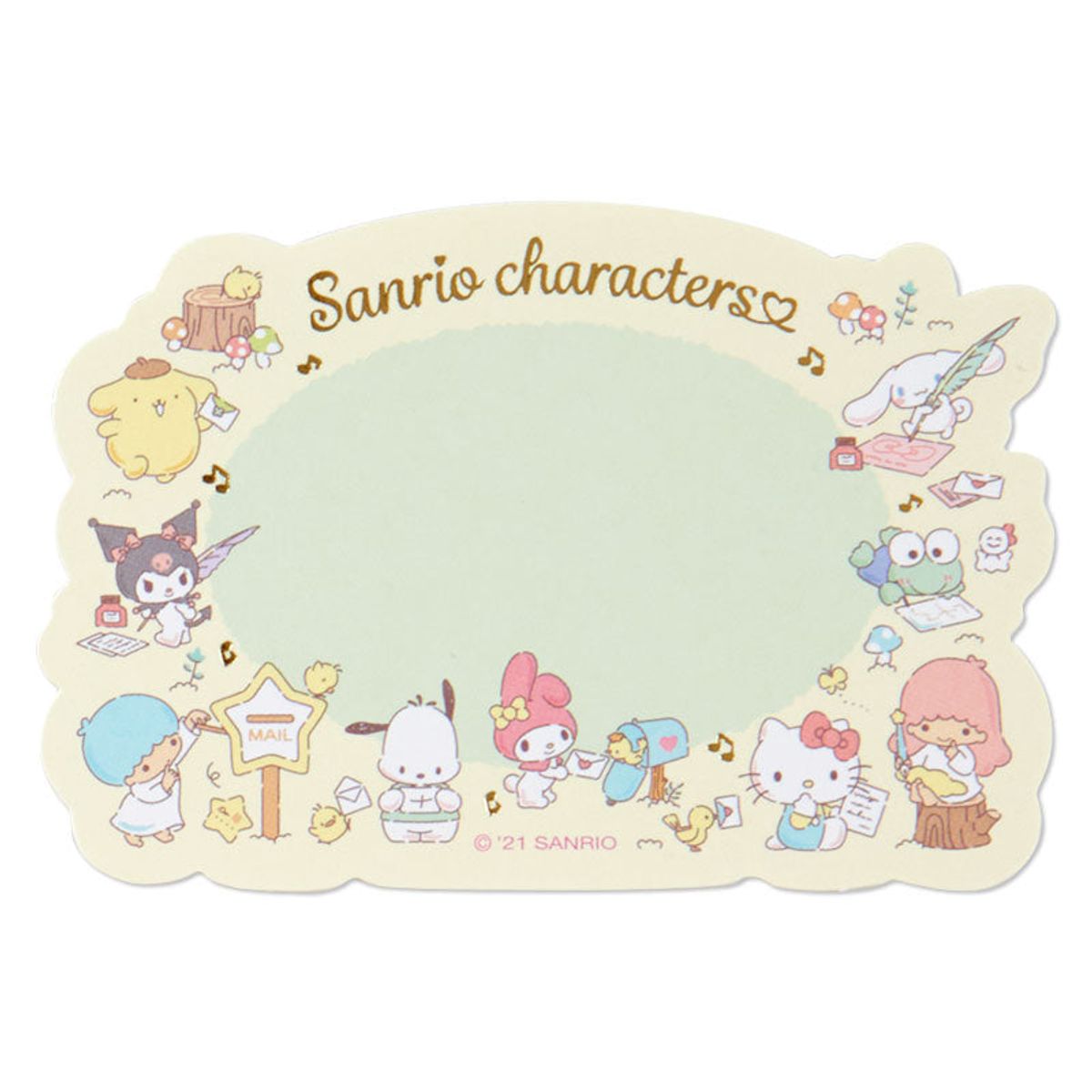 SANRIO - Sanrio - Set de Mini Papel Carta Sanrio Characters Message