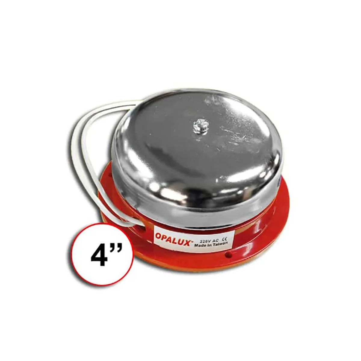 OPALUX - Timbre Campana Industrial - Opalux - 4 Pulgadas - 220vac