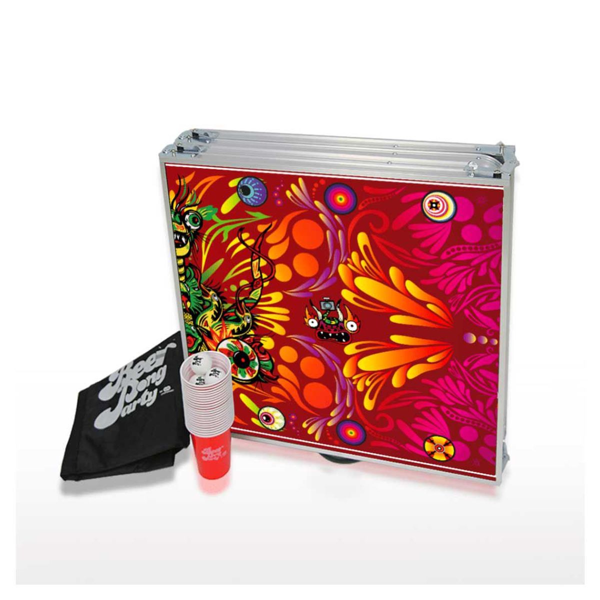 GENERICO - Mesa Beer Pong Plegable PVC Modelo Diablada