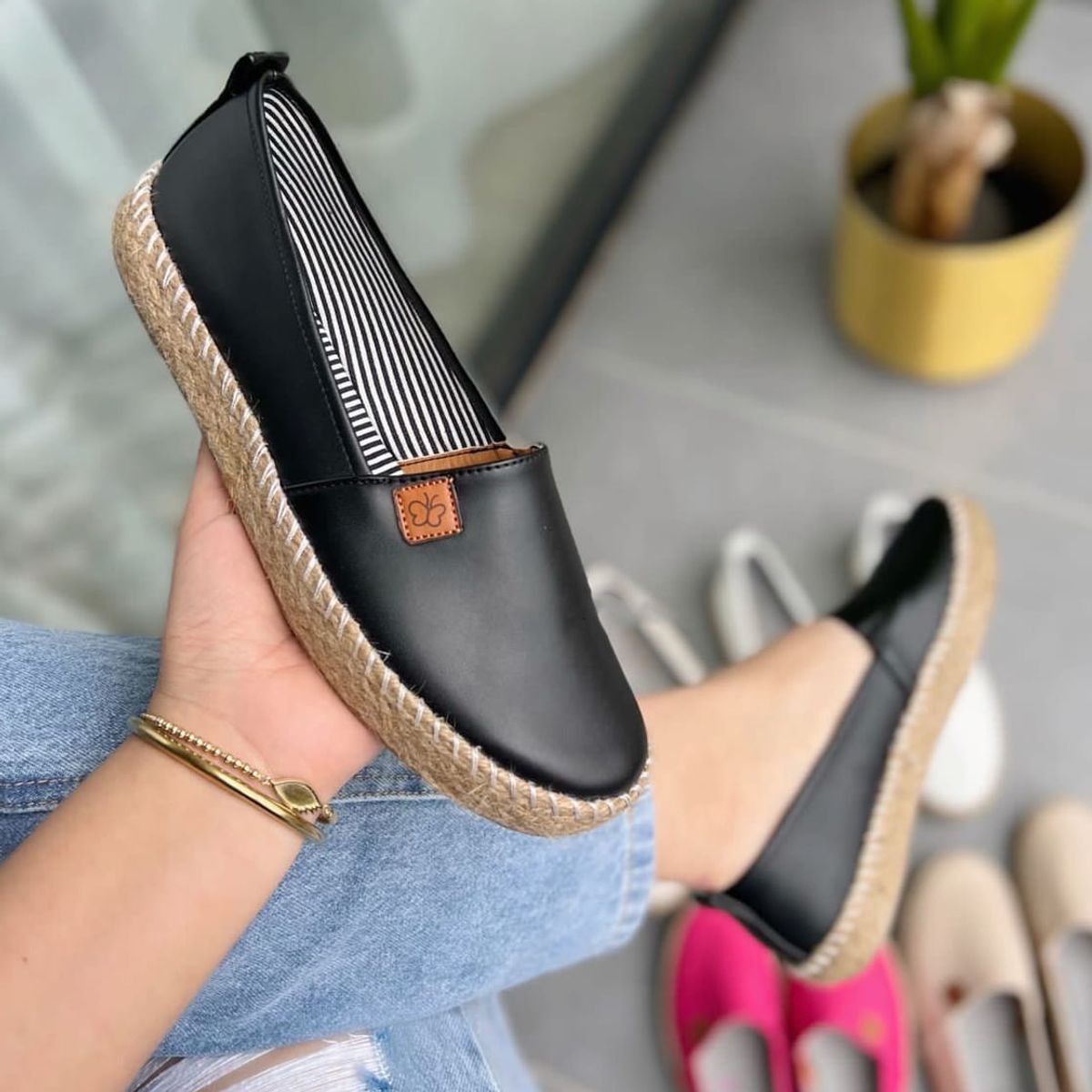 GENERICO - Mocasin Mujer Mm55 Color Negro