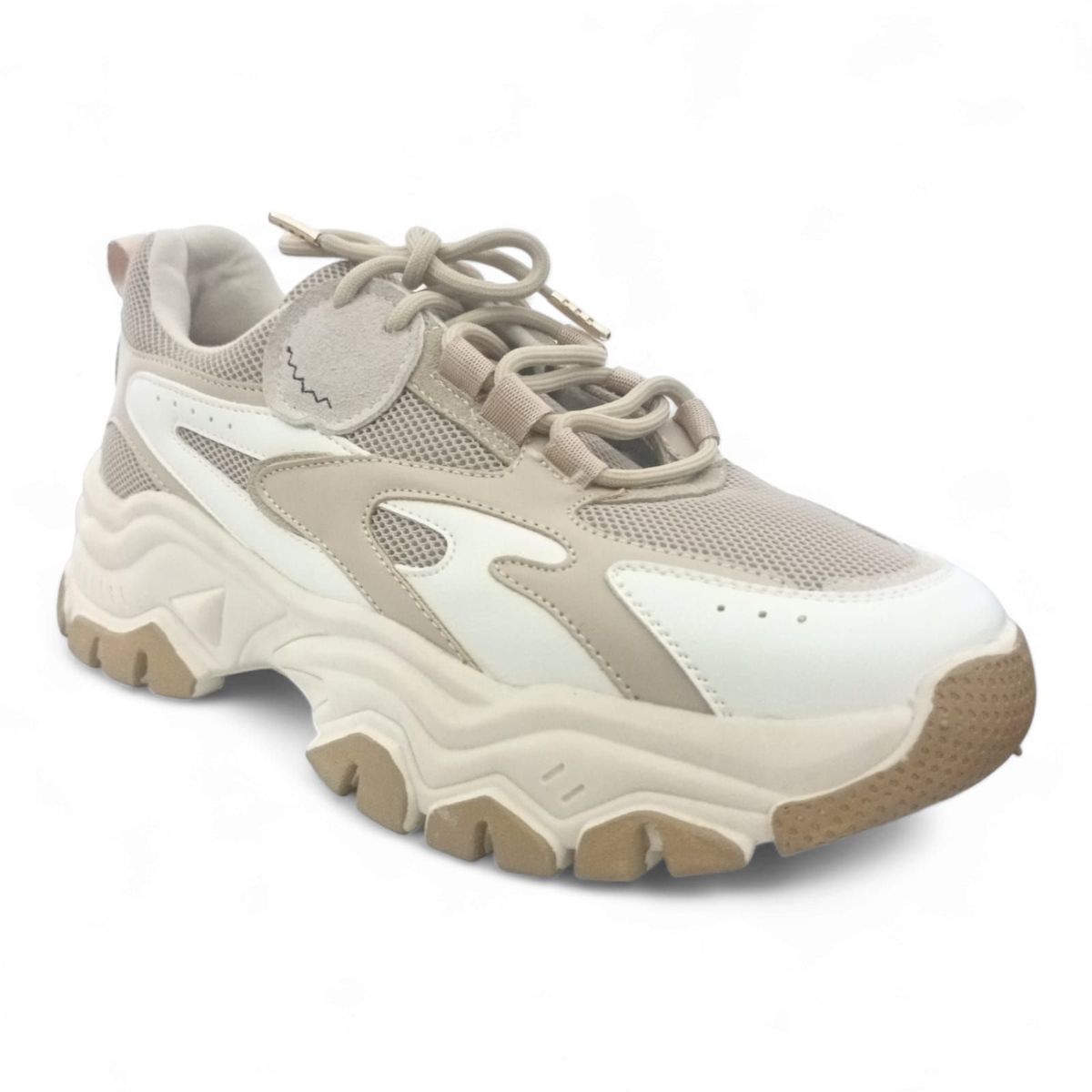 GENERICO - Zapatilla Mujer Scared Lips Beige