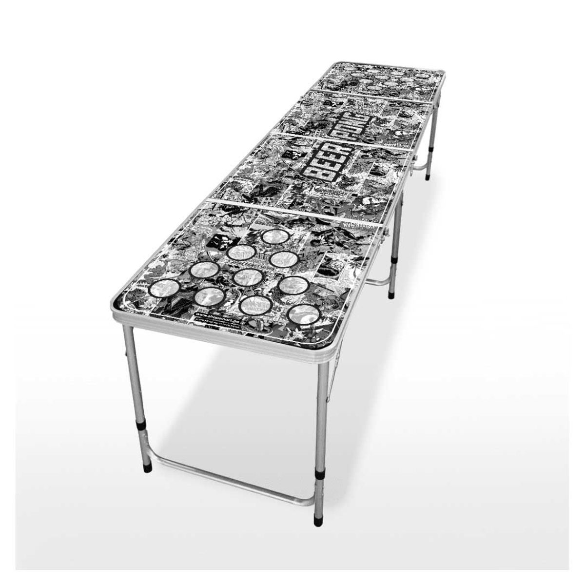 GENERICO - Mesa Beer Pong Plegable PVC Modelo Spiderman