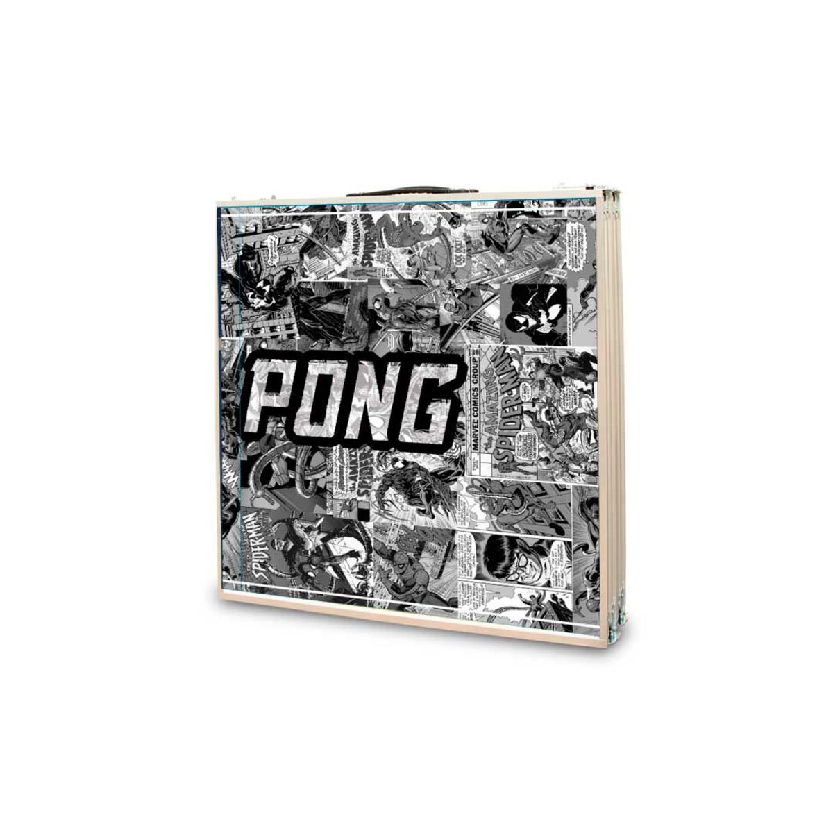 GENERICO - Mesa Beer Pong Plegable PVC Modelo Spiderman