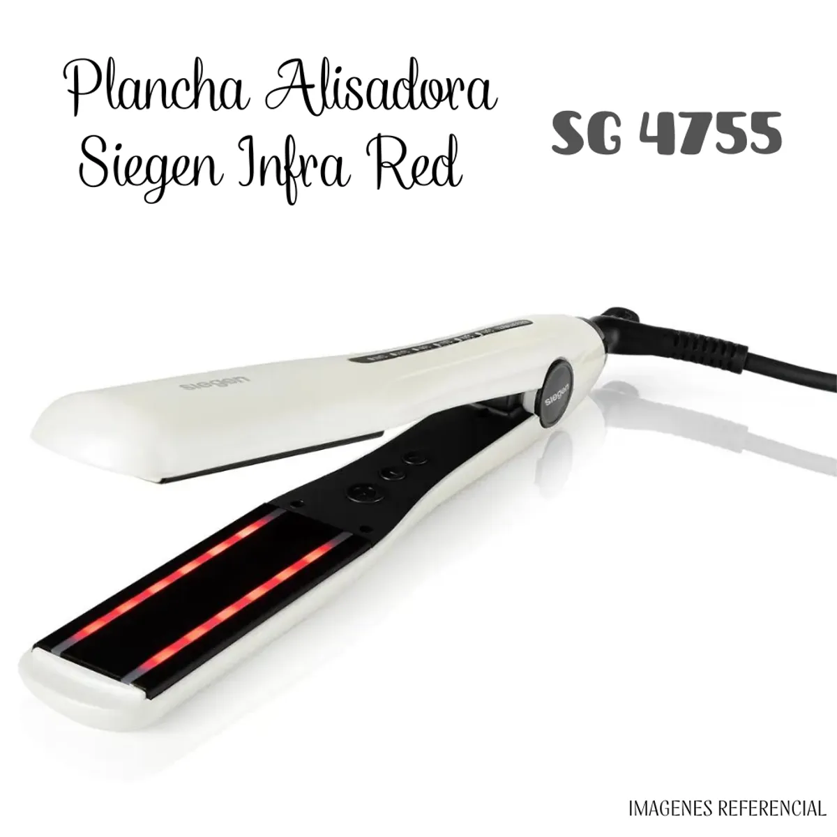 SIEGEN - Plancha Alisadora Siegen Infra Red Light SG 4755