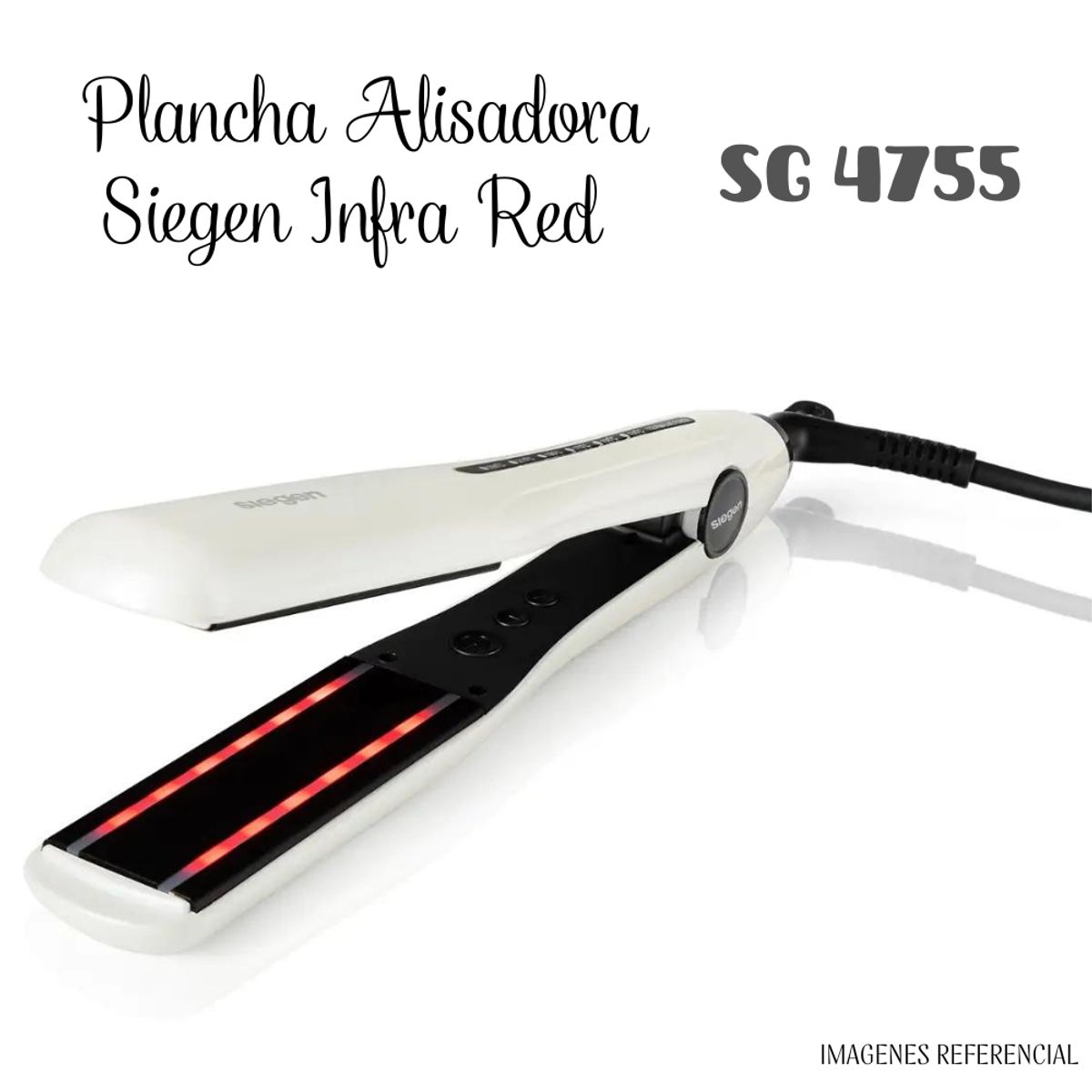 SIEGEN - Plancha Alisadora Siegen Infra Red Light SG 4755