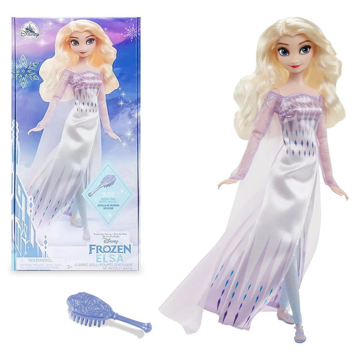 DISNEY - Muñeca Disney Store Princesa Clásica Elsa Frozen 2