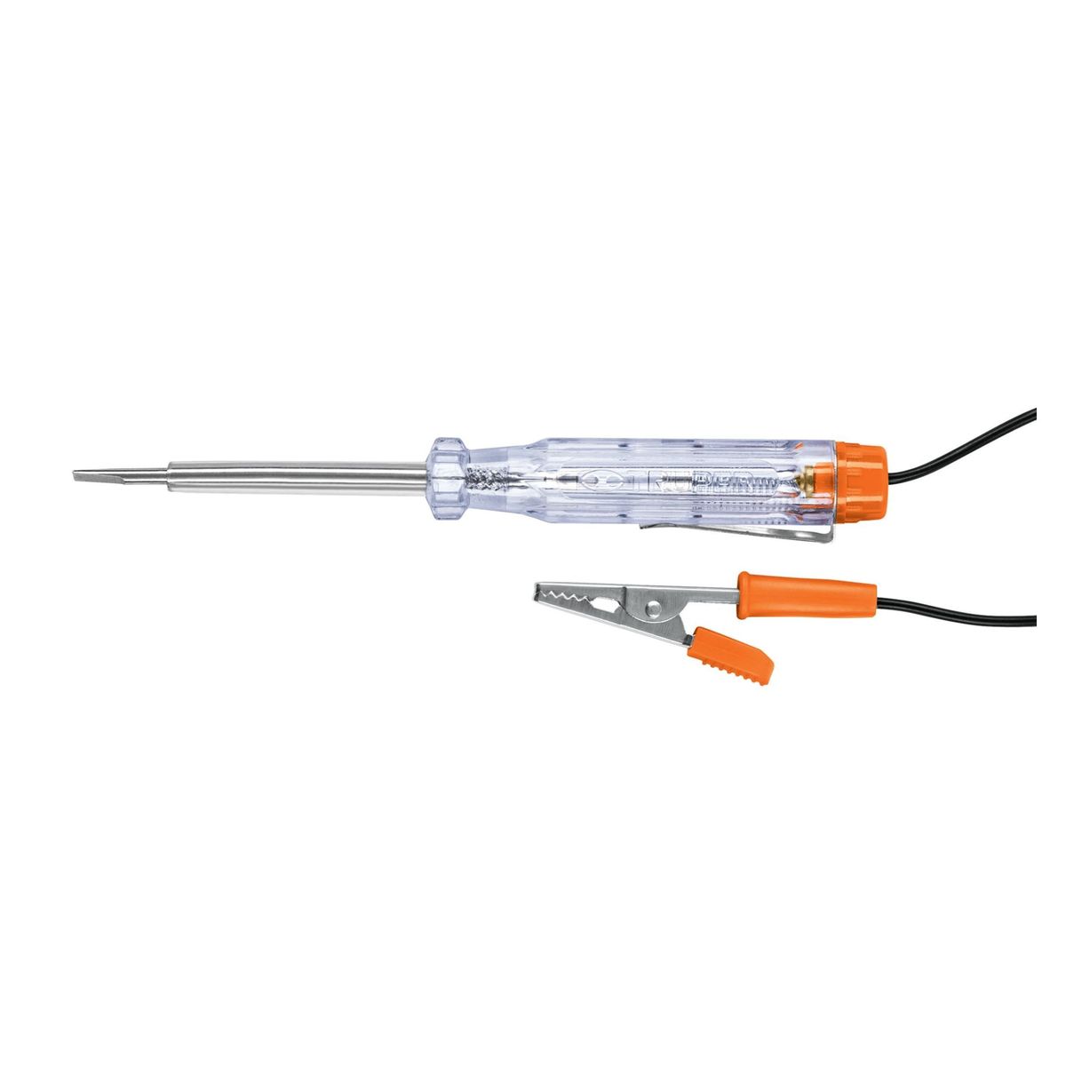 TRUPER - Probador de corriente circuitos 6 -12V,  DC, Caimán desarmador, Truper