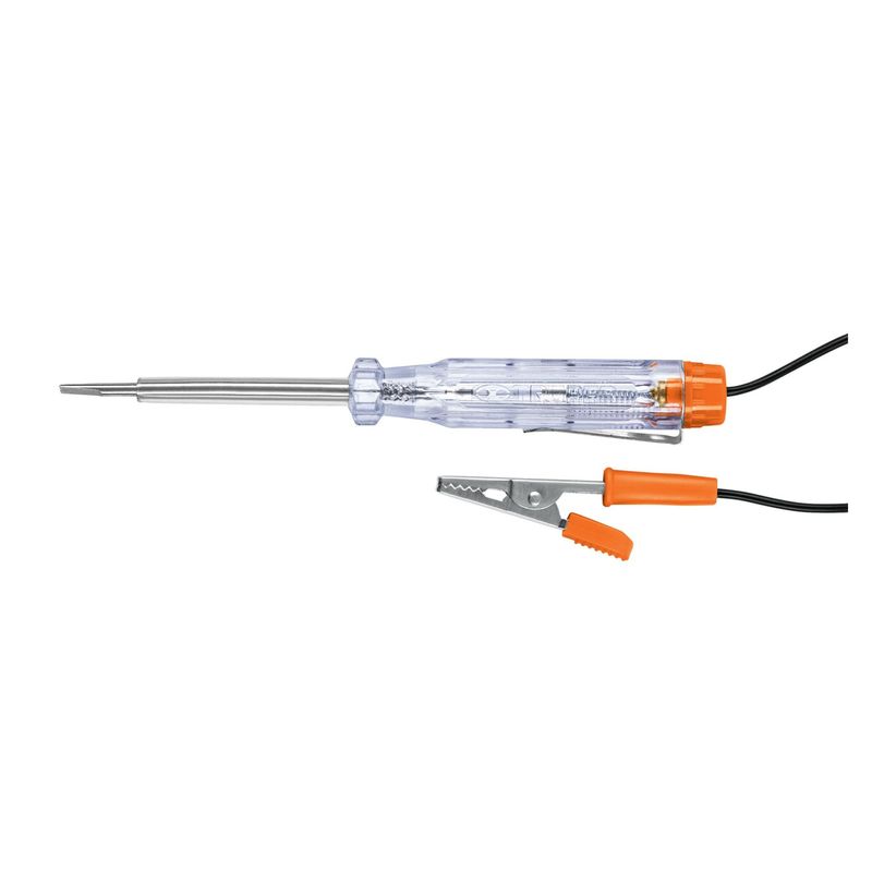 TRUPER - Probador de corriente circuitos 6 -12V,  DC, Caimán desarmador, Truper
