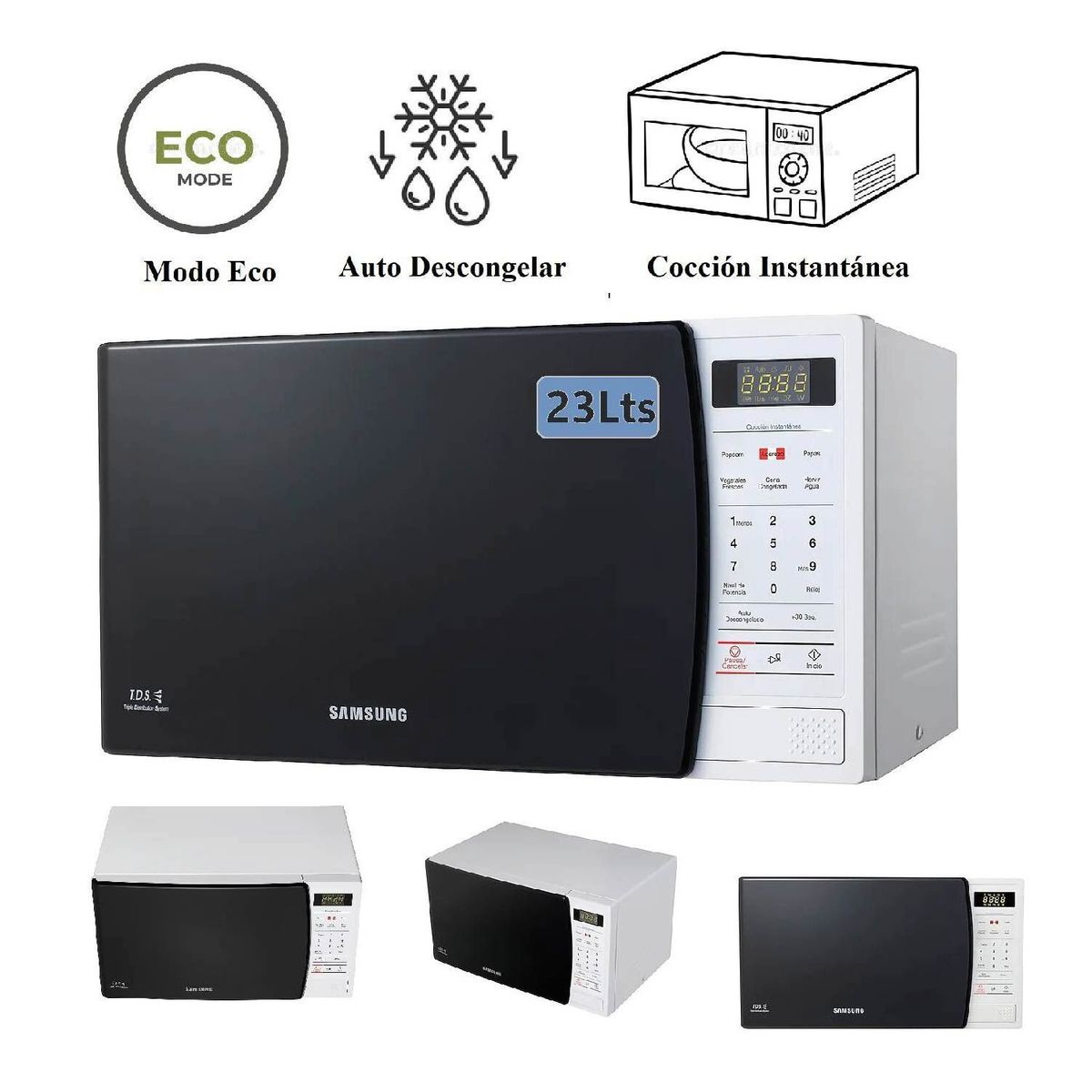 SAMSUNG - Horno microonda Samsung AMW831k 23L