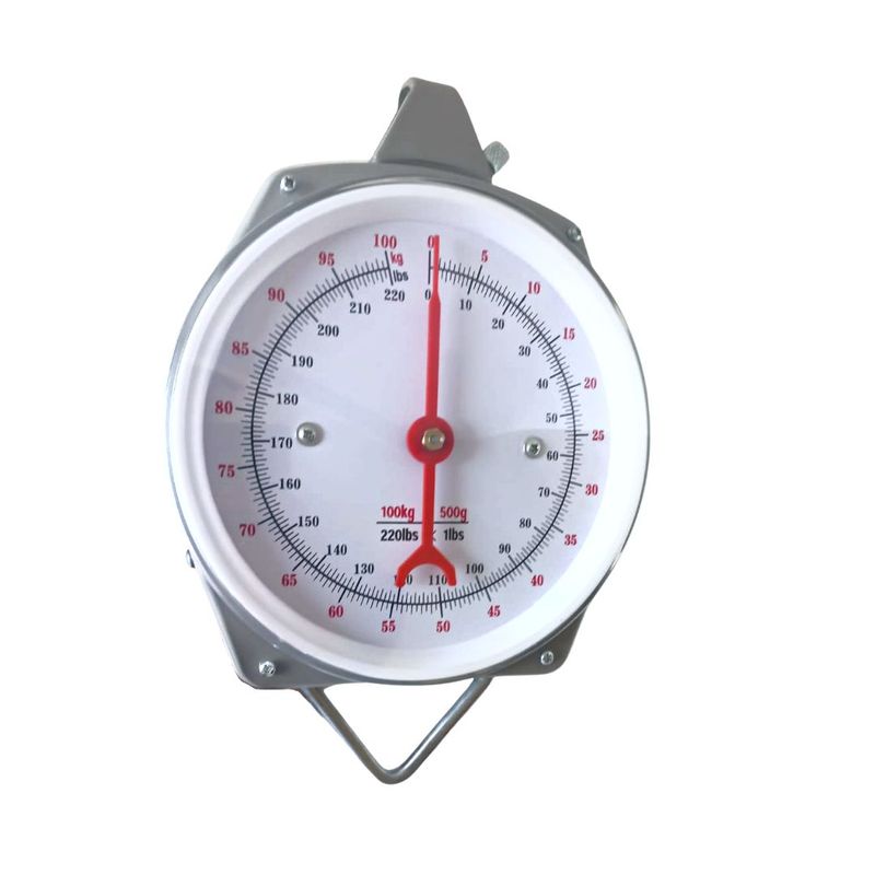 GENERICO - Balanza Analógica Colgante Scale Tipo Reloj 500gr - 100Kg