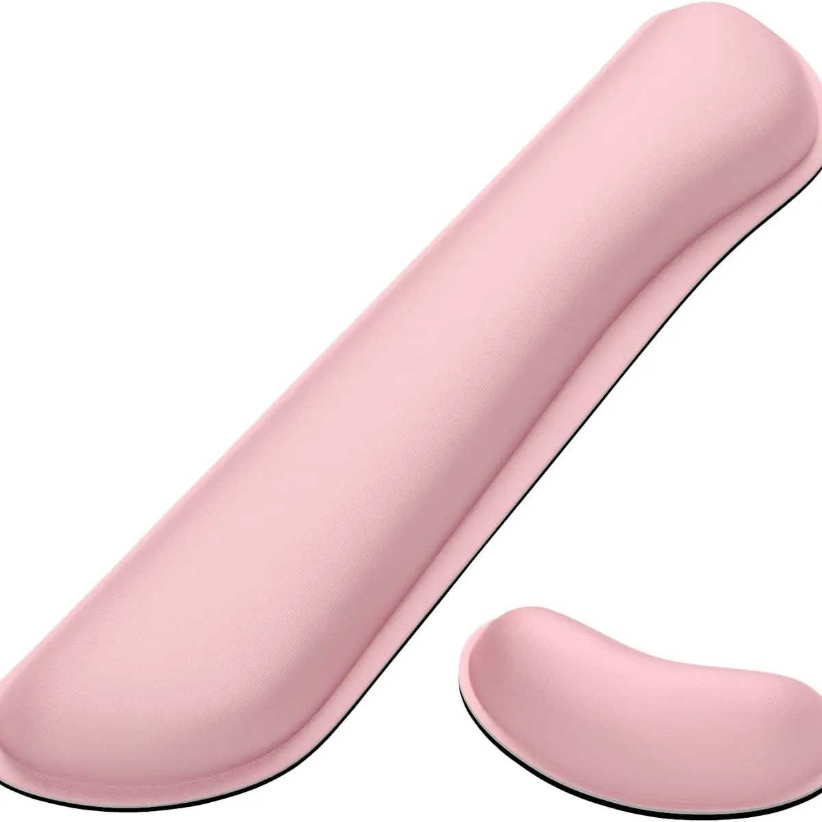 GENERICO - Reposamuñecas Hanma Ergonómico para Teclado y Mouse Rosado