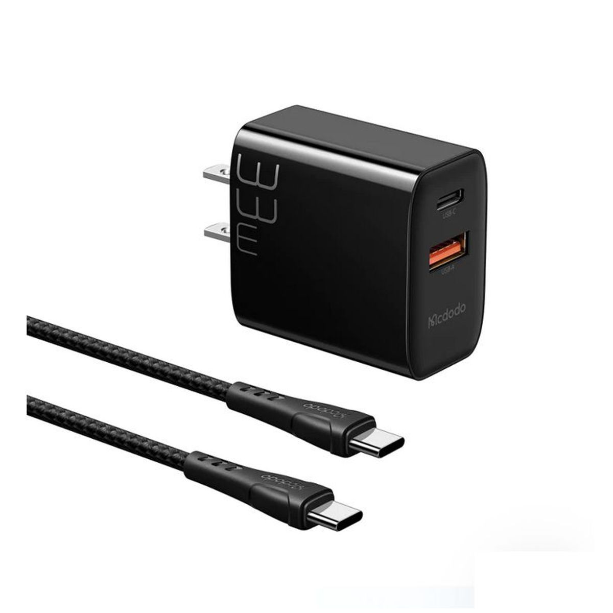 MCDODO - Cargador Mcdodo - C Y Usb-a Rapida 33w - iPhone iPad Macbook