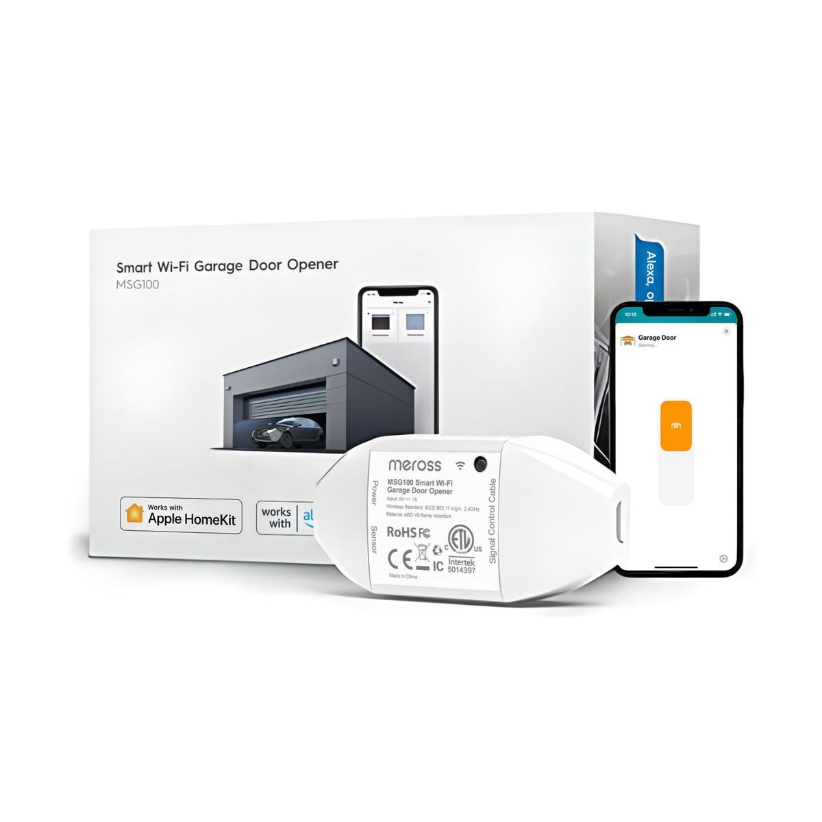 HOME ELECTRO - Abridor Inteligente de Garaje Apple HomeKit