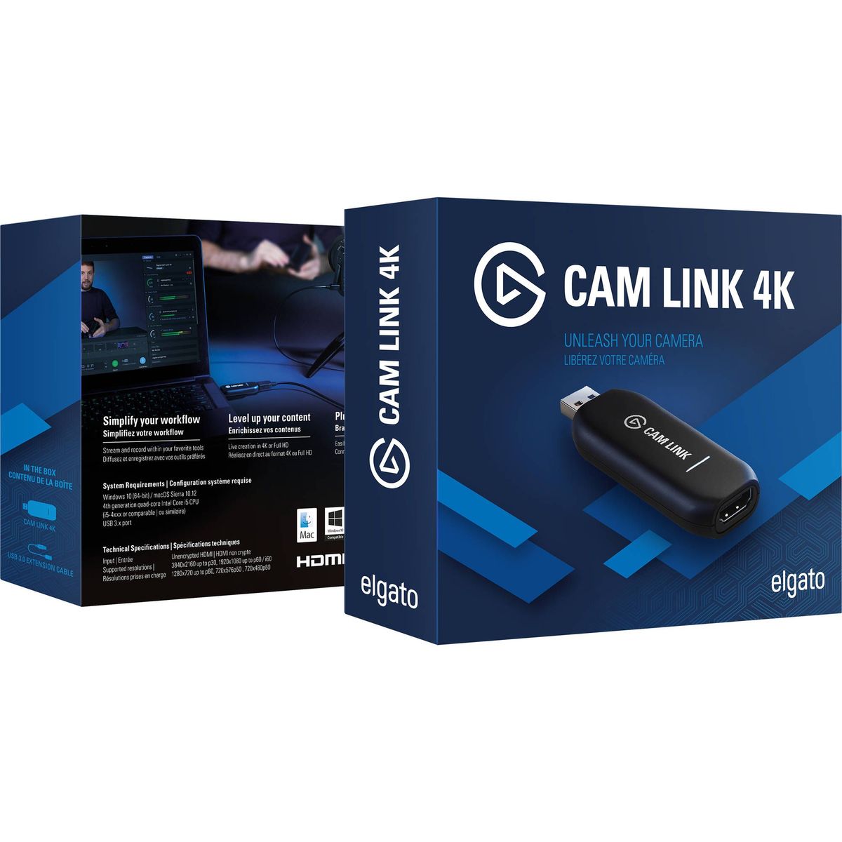 CORSAIR - Corsair Captura de Video Elgato Cam Link 4K Win y Mac HDMI - 10GAM9901