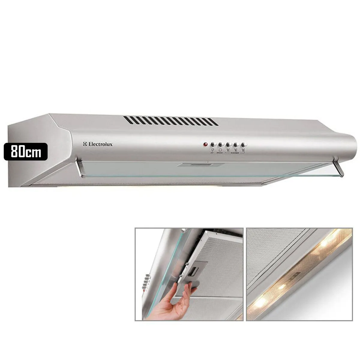 ELECTROLUX - Campana Extractora 3 Velocidades EJSE302TBJS.