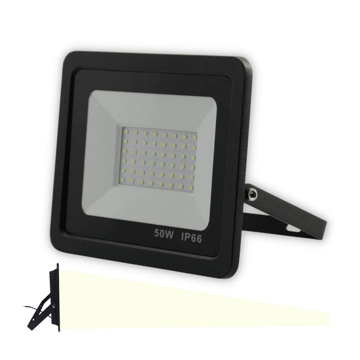 CUBULL - Reflector Led 50w Certificada ip66 Luz Blanca a Prueba de Agua Cubull