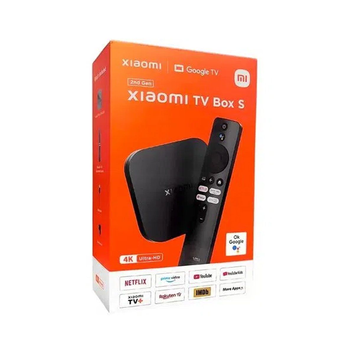 XIAOMI - Xiaomi Mi Tv Box S 2nd Con Google Tv 4k Chromecast - Negro