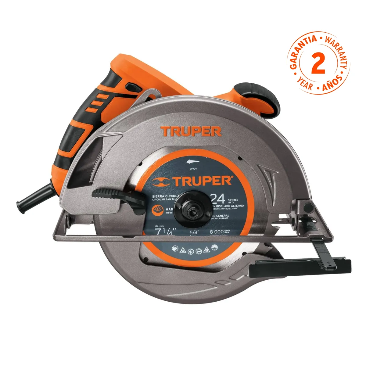 TRUPER - SIERRA CIRCULAR PROFESIONAL 1500W 7-14 220V TRUPER