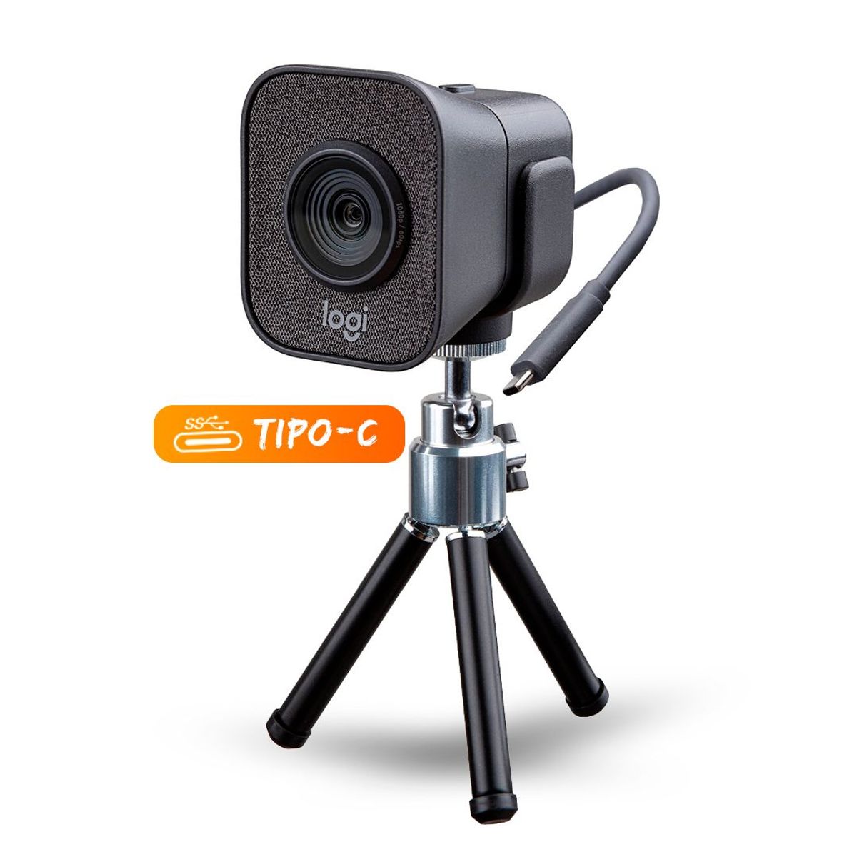 LOGITECH - Camara Web Logitech StreamCam Plus Full HD 1080P 60FPS - USB Tipe-C
