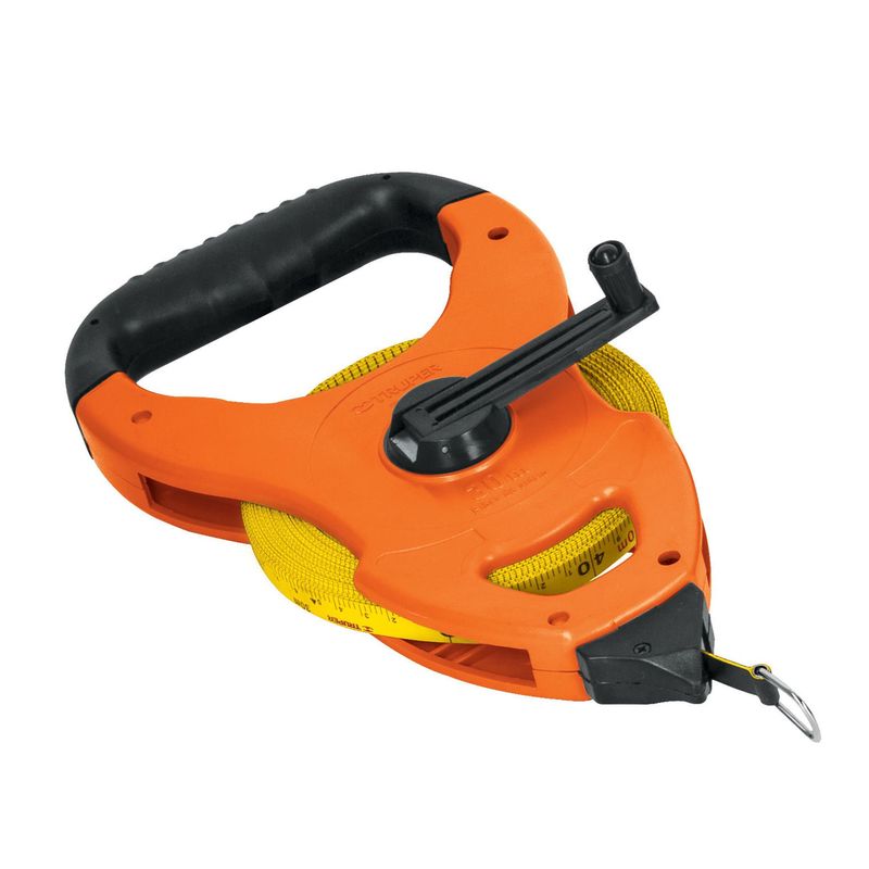 TRUPER - Wincha de fibra de vidrio Tipo Cruceta 30 Metros Truper