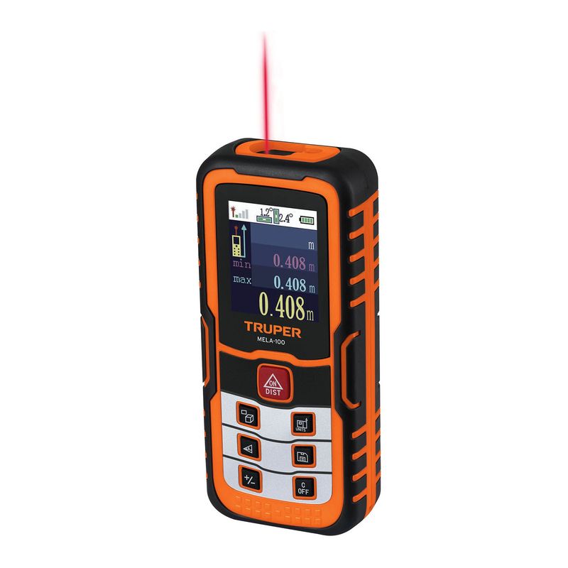 TRUPER - Medidor de Laser de distancia 100 Metros Truper