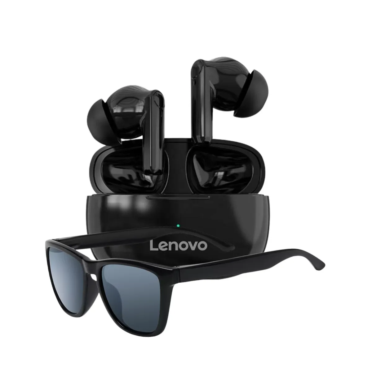 LENOVO - AUDIFONOS LENOVO HT05 BLUETOOTH 5.0 TWS Negro + Lentes de Regalo
