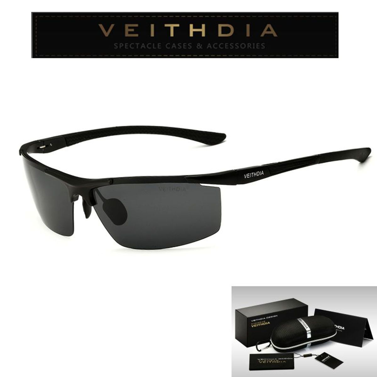 VEITHDIA - Lentes de Sol VEITHDIA Sniper - Polarizados - UV400