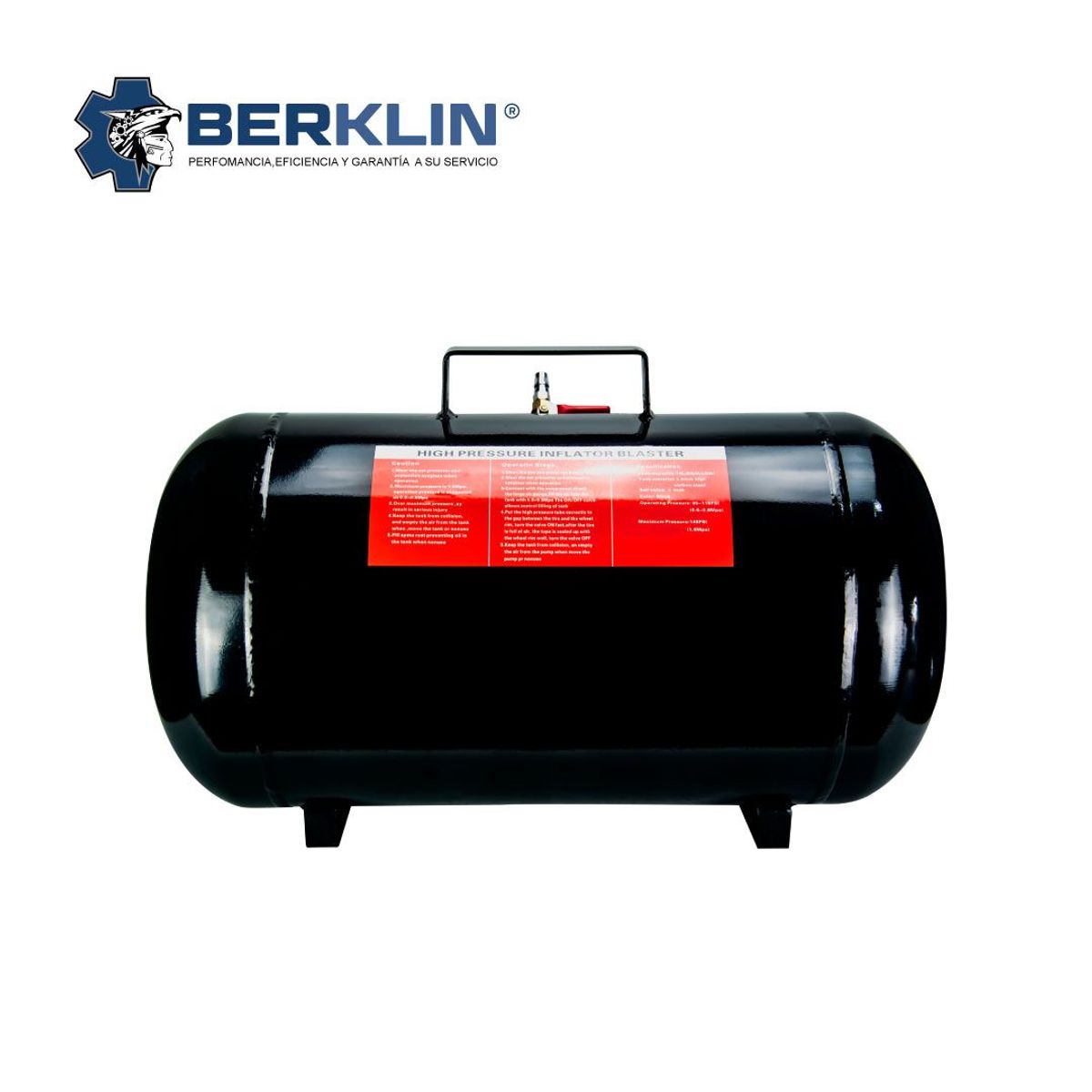 BERKLIN - TANQUE INFLADOR DE LLANTAS
