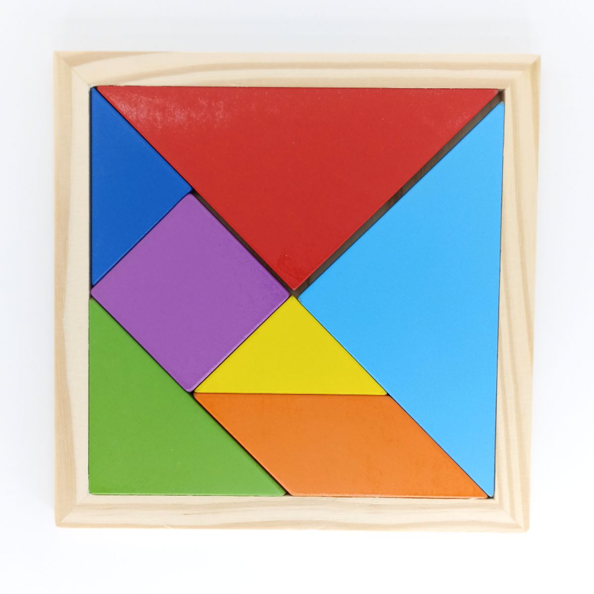 GENERICO - Juguete Didáctico Tangram de Madera