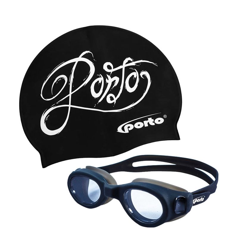 PORTO - Pack Thunder Gorro y Lente Negro Porto 3