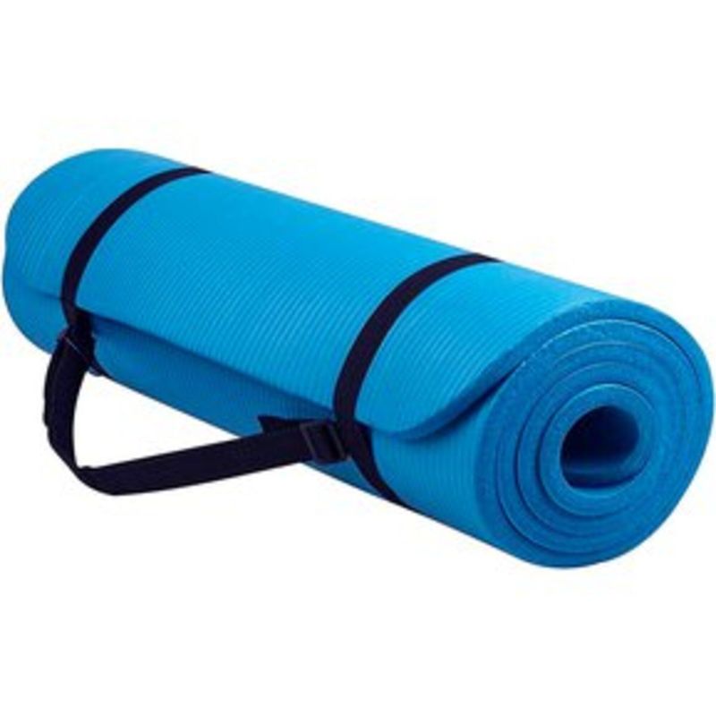 ORXFIT - Mat Yoga 15mm NBR Jumbo Cinta  Funda Transportadora