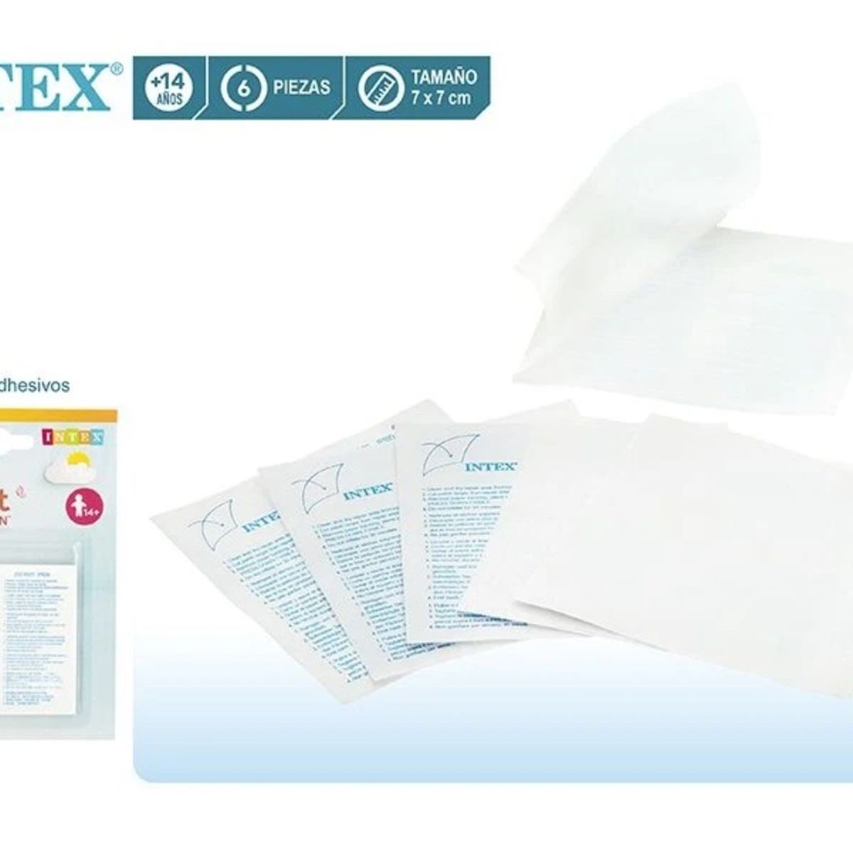 INTEX - Parche de piscina Intex 7x7cm