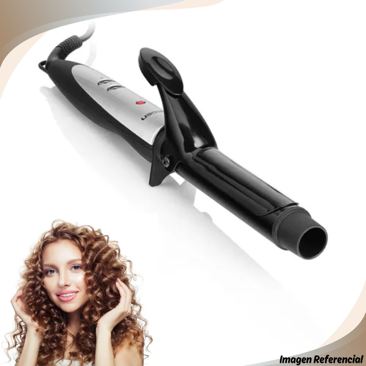 SIEGEN - Rizadora Siegen de Cabello 200°C  25 mm - SG 2411.