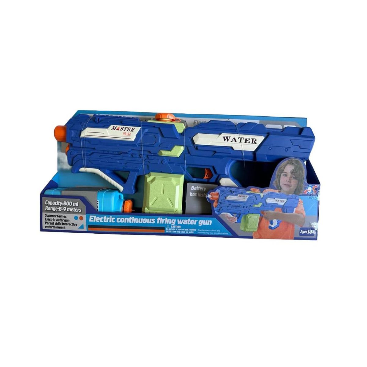 INSPIRA MARKET - Pistola Lanza Agua Alta presion a Bateria Recargable