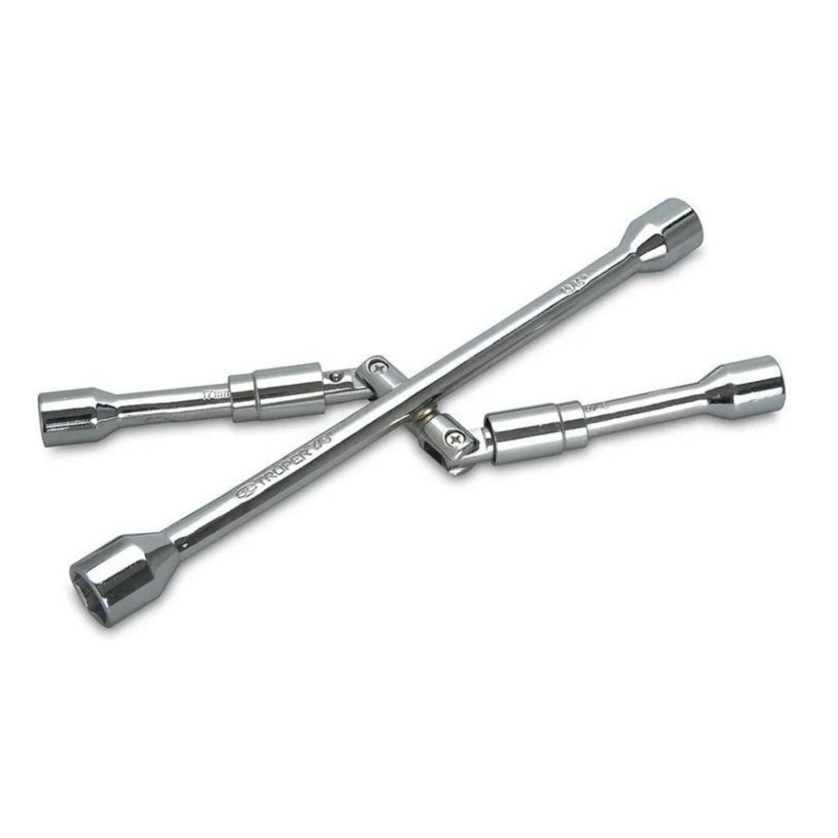 TRUPER - Llave de ruedas Plegable tipo cruz 14" acero -Truper