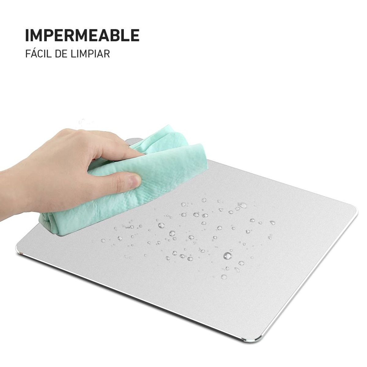 VAYDEER - Mouse pad de aluminio impermeable y de doble cara Vaydeer SD1011