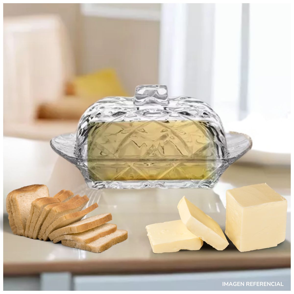 INSPIRA MARKET - Mantequillera Plato Porta Mantequilla Exclusiva